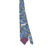 Back Back of Vintage 1990's Geoffrey Beene Abstract Patterned Tie