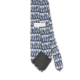 Back Back Detail of Vintage 1990's Pierre Cardin Geometric Patterned Tie