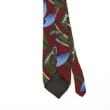 Back Back Detail of Vintage 1990's Floral Patterned Tie