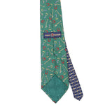 Back Back Detail of Vintage 1990's Tommy Hilfiger Horseshoe Abstract Patterned Tie