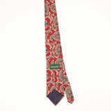 Back Back of Vintage 1990's Paisley Patterned Tie