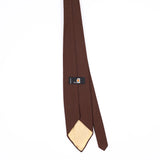 Back Back of Vintage 1980's Plain Patterned Tie