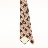 Back of Vintage 1980's Geometric Patterned Tie