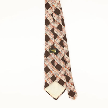 Back of Vintage 1980's Geometric Patterned Tie