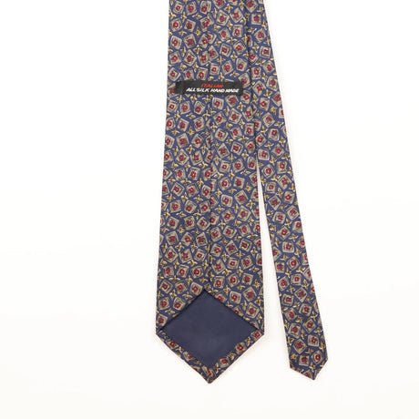 Back Detail of Vintage 1990's Geometric Patterned Tie