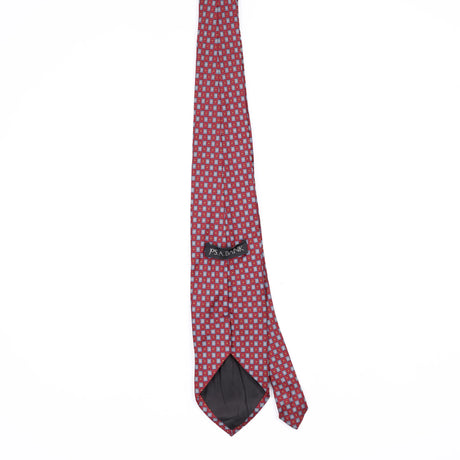Back Back of Vintage Jos. A. Bank Foulard Geometric Patterned Tie