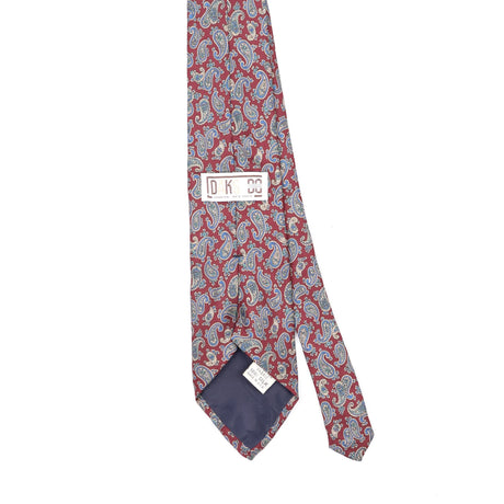 Back Back Detail of Vintage 1990's Paisley Patterned Tie