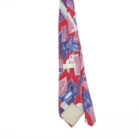 Back Back of Vintage 1990's Stafford Abstract Patterned Tie