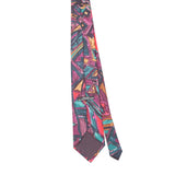Back Back of Vintage 1990's Abstract Patterned Tie