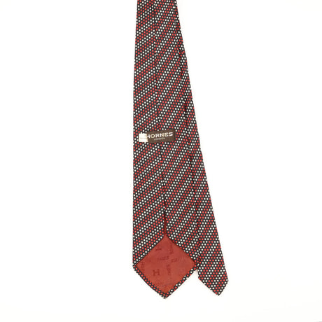 Back of Vintage 1980's Polka Dot Patterned Tie