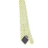 Back Back of Vintage 1990's Lands' End Geometric Patterned Tie