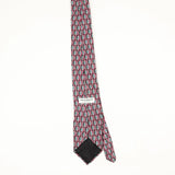 Back Back of Vintage 1990's Harvé Benard Geometric Patterned Tie