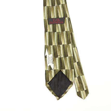 Back Back Detail of Vintage 1990's Grateful Dead Geometric Patterned Tie