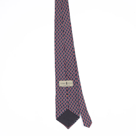 Back Back of Vintage 1990's Geometric Patterned Tie
