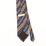 Back Back Detail of Vintage 1990's Bill Blass Striped Patterned Tie