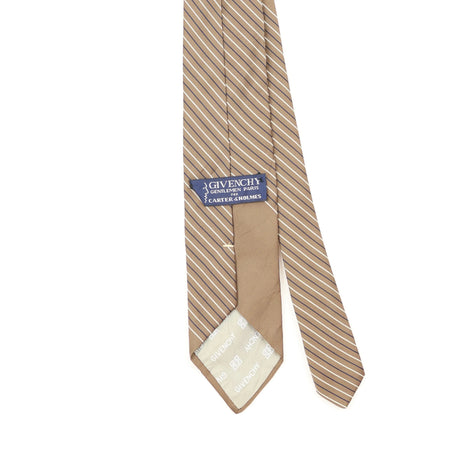 Back Back Detail of Vintage 1990's Givenchy Striped Patterned Tie