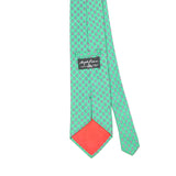 Back Back Detail of Vintage 1990's Tie Rack Angelo Bosani Geometric Patterned Tie