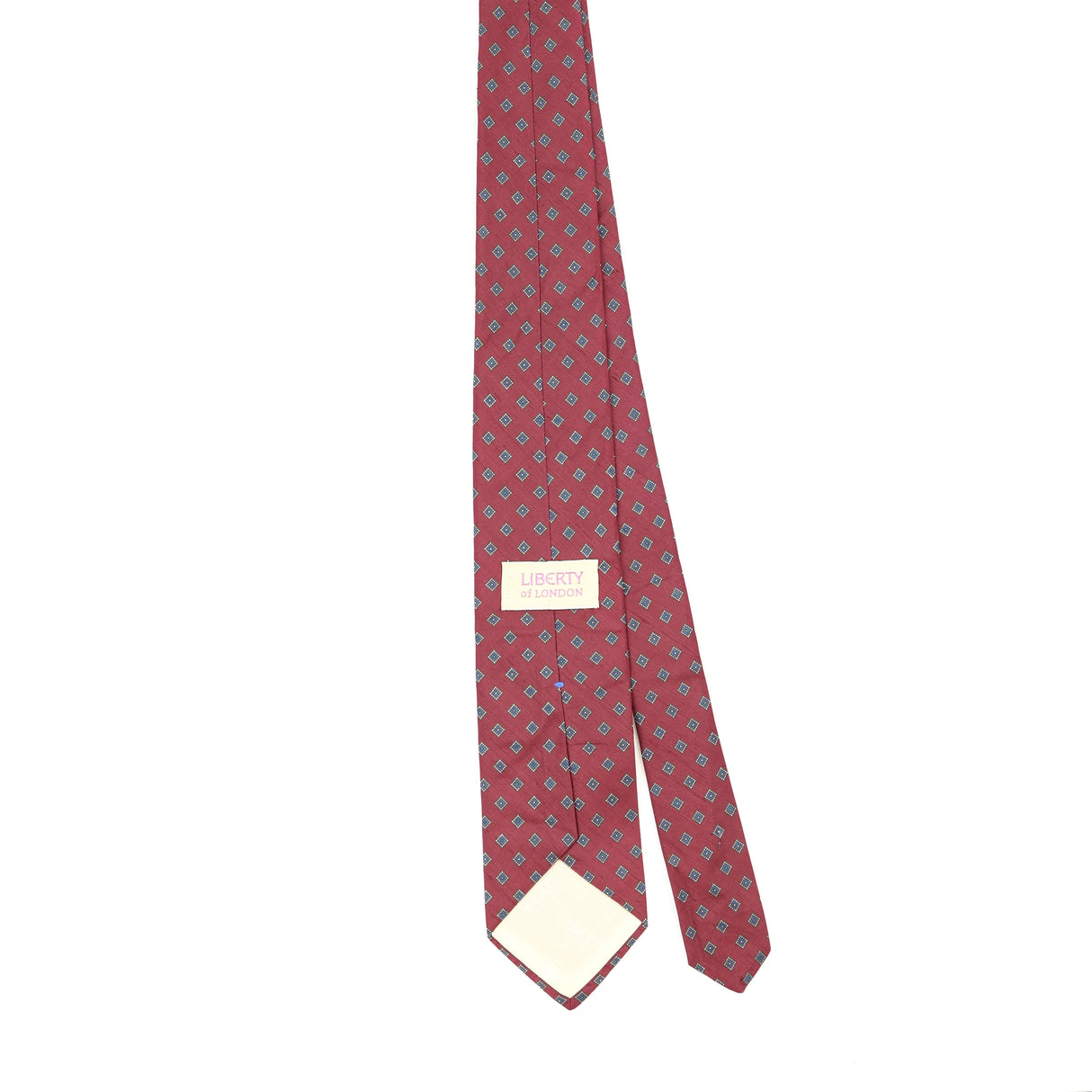 Back Back of Vintage 1990's Liberty of London Geometric Patterned Tie