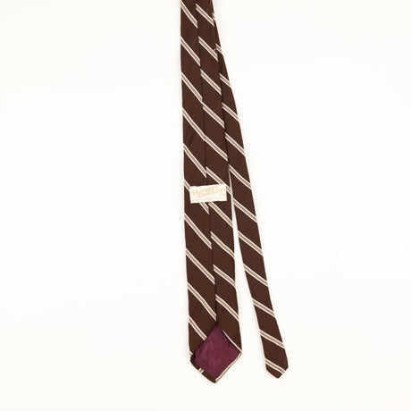 Back of Vintage 1970's Striped Patterned Tie