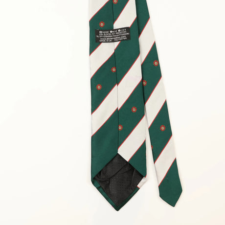 Back Detail of Vintage Colls Striped Patterned Tie