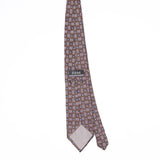 Back Back of Vintage 1990's Squares Geometric Patterned Tie