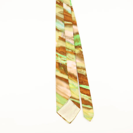 Back of Vintage 1990's Abstract Patterned Tie