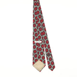 Back of Vintage 1980's Giorgio Armani Geometric Patterned Tie