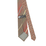 Back Detail of Vintage 1980's Pierre Cardin Striped Patterned Tie