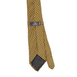 Back Back Detail of Vintage 1990's Brooks Brothers Geometric Patterned Tie