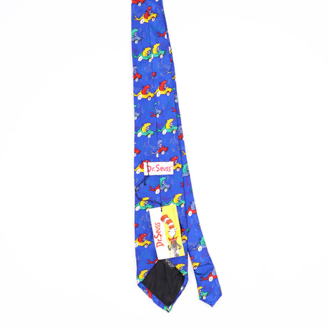 Back Back of Vintage 1990's Dr. Seuss BNWT Cartoon Patterned Tie