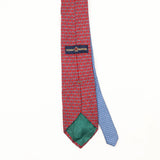 Back Back Detail of Vintage 1990's Tommy Hilfiger Links Geometric Patterned Tie