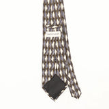 Back Back Detail of Vintage 1990's Pierre Cardin Diamonds Geometric Patterned Tie