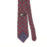 Back Detail of Vintage 1990's Geometric Patterned Tie