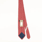 Back of Vintage Ermenegildo Zegna BNWT Dolphin Geometric Patterned Tie