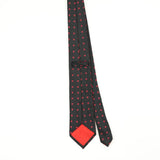 Back Back of Vintage T.M. Lewin Flower Geometric Patterned Tie