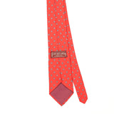 Back Back Detail of Vintage 1990's Chaps by Ralph Lauren Polka Dot Patterned Tie