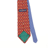 Back Detail of Vintage 1990's Tommy Hilfiger Geometric Patterned Tie