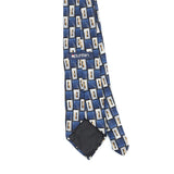 Back Back Detail of Vintage Puritan Geometric Patterned Tie