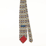 Back of Vintage 1990's Tie Rack Charleston Geometric Patterned Tie
