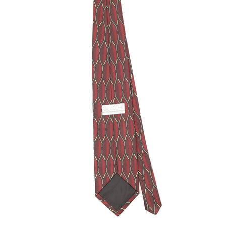 Back Back of Vintage 1990's Geometric Patterned Tie