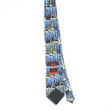 Back Back of Vintage Jerry Garcia Scary Monster Abstract Patterned Tie