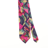 Back Detail of Vintage 1980's Abstract Patterned Tie