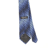 Back Back Detail of Vintage Van Heusen Geometric Patterned Tie