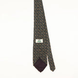 Back of Vintage 1990's Van Heusen Geometric Patterned Tie