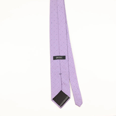Back of Vintage 1990's Dkny Polka Dot Patterned Tie