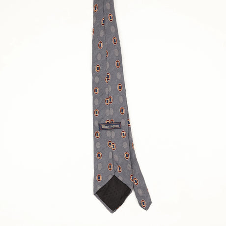 Back Back of Vintage 1990's Geometric Patterned Tie