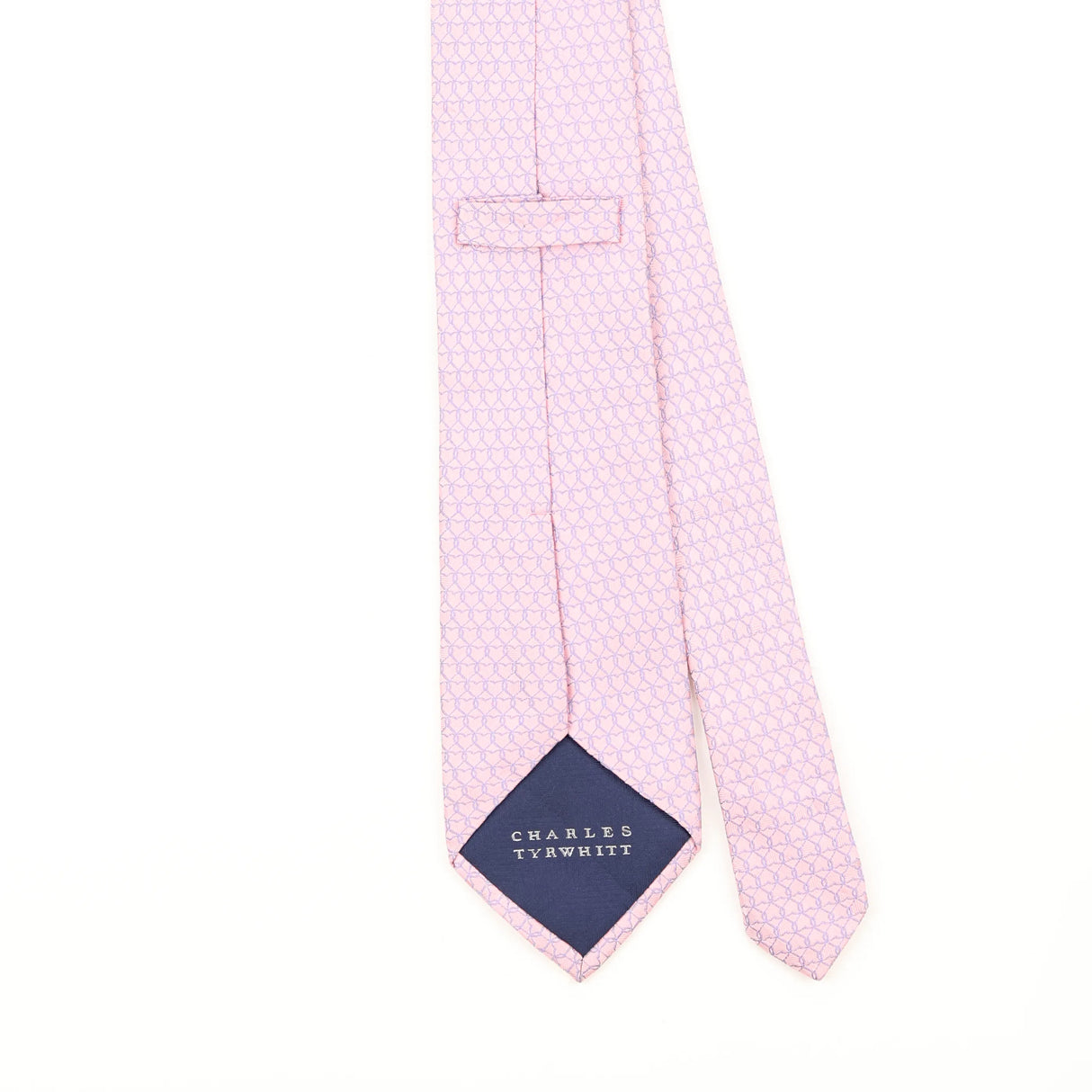 Back Detail of Vintage Charles Tyrwhitt Geometric Patterned Tie