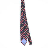 Back Back of Vintage 1990's Paisley Patterned Tie