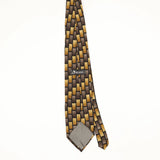 Back Back of Vintage 1990's Geometric Patterned Tie