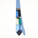 Back Back of Vintage 1990's Geometric Patterned Tie
